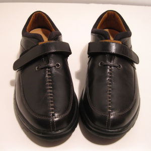 Dr.Comfort "Delight" Black Leather Shoes 8M NWOT